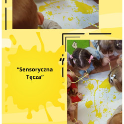 Realizacja projektu „Sensoryczna Tęcza” w grupie Smerfy