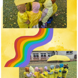 Realizacja projektu „Sensoryczna Tęcza” w grupie Smerfy
