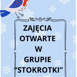 ZAJĘCIA OTWARTE W GRUPIE  STOKROTKI
