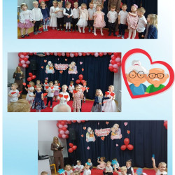 DZIEŃ  BABCI  I  DZIADKA      W GRUPIE  SMERFY