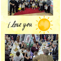 DZIEŃ  BABACI  I  DZIADKA
 W GRUPIE  SŁONECZKA