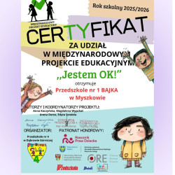 Realizacja projektu
 „ Jestem OK ”