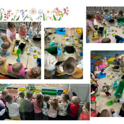 WIOSENNY OGRÓDEK 
  „ SŁONECZEK ”