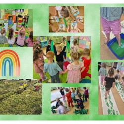Realizacja projektu „Sensoryczna Tęcza” w grupie Smerfy