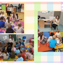 Wizyta pani Eweliny z biblioteki