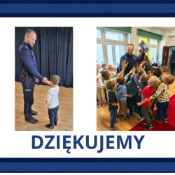 Wizyta Pana Policjanta
 w naszym przedszkolu